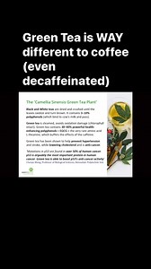 Green Tea is WAY different to coffee (even decaffeinated) | Jason Shon Bennett | Facebook