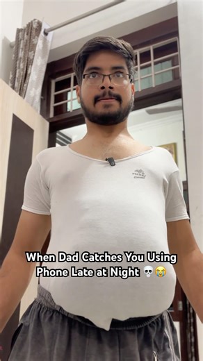 When Dad Catches You Using Phone Late at Night 💀😭 #shorts #comedy