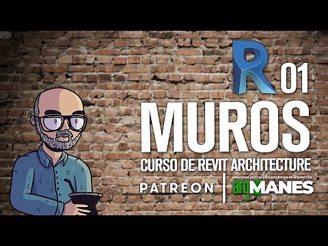 01 Muros | REVIT desde CERO | tutorial curso arquitectura nivel basico a nivel avanzado | paredes