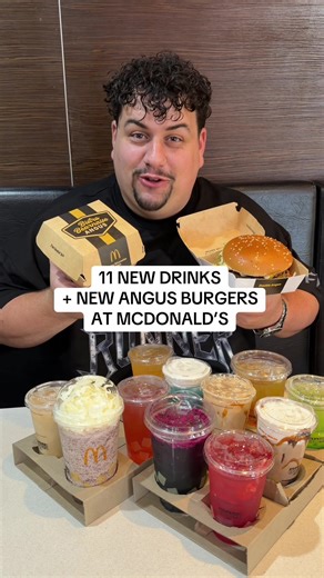 Discover 11 New Drinks and Angus Burgers at McDonald's
