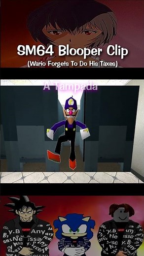 SM64: waluigi uses the bathroom
