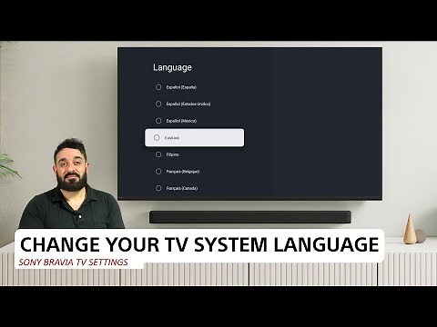 Sony TV Tips | Change Your On-Screen Language