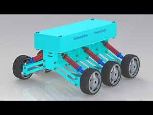 RC Car with Suspension System Animation/Motion Study in Solidworks
