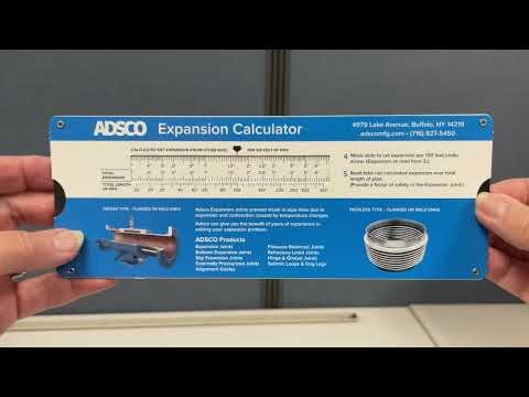Adsco Expansion Calculator by American Slide Chart | Perrygraf