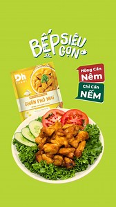 Series "Bếp Siêu Gọn" cùng Xốt Gia Vị Hoàn Chỉnh Dh Foods ⚡ P8: Gà chiên phô mai 🐔 | Dh Foods