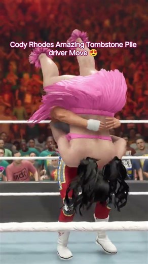 Cody Rhodes Amazing Tombstone Pile driver Move 😍 #codyrodes #pushpa #wweshorts #wweraw