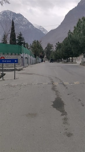 beautiful view of Gilgit city with snow covered peaks| Gilgit Baltistan| pahari safar