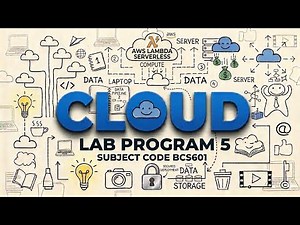 BCS601 – Cloud Computing Lab 5 | Creating AWS Lambda Function using Python