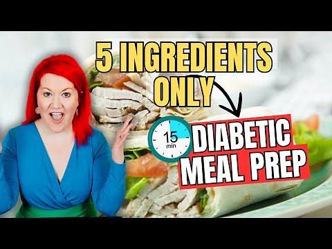 QUICK Diabetic & Prediabetic Meal Prep with ONLY 5 Ingredients | Simple Diabetic & Prediabetic Lunch