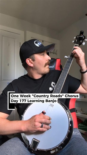 Love this tune! Onto memorizing the rest.. | Day 177 Learning Banjo #banjo #bluegrass #countrymusic