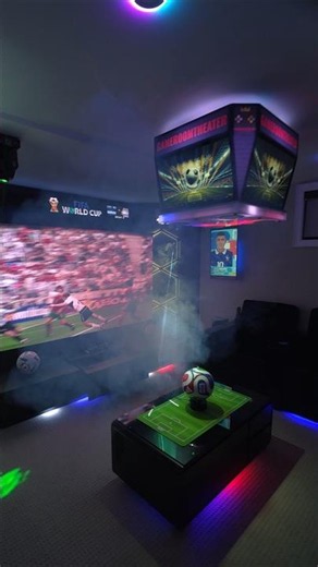 man cave is ready to host the round of 32 for the World Cup. best enjoyed with family and friends!