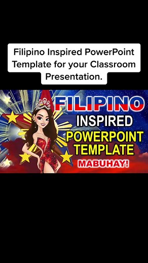 Filipino Inspired PowerPoint Template for your Classroom Presentation. #filipino #powerpoint #instructionalmaterials #powerpointtemplate #deped #visualaid #teaching #learning