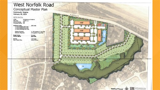 Hundreds of apartments, houses could be headed to Churchland in Portsmouth