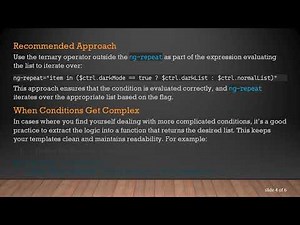 Mastering the ng-repeat Directive: Using the Ternary Operator in AngularJS