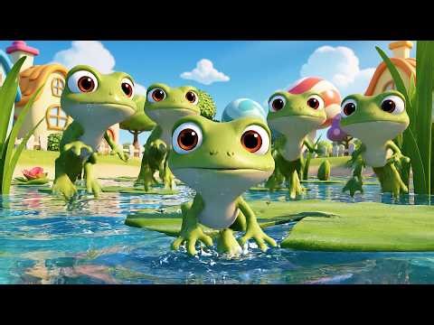 Plip Plip Little Tadpole Pond Swim | Nursery Rhymes for Kids | Baby Songs & Toddler