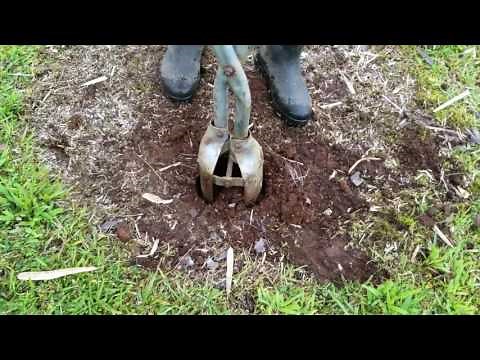 How to set a post without concrete - Clothesline Project