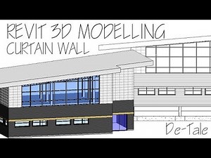 REVIT 3D - Large Window Facades [Curtain Walling]