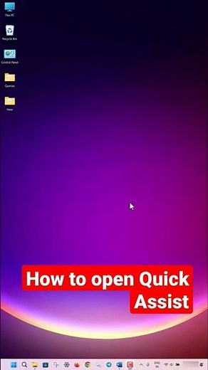 How to open Quick Assist in windows 11 | Windows me quick assist open kaise kare #shorts