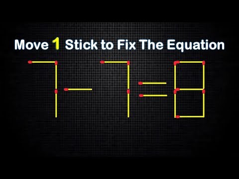 Try Solving This Tricky Math Matchsticks Puzzle!