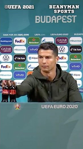 Cristiano Ronaldo HATES Coca-Cola
