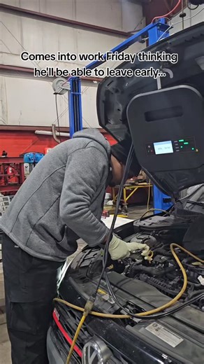 Friday plans can wait. When there’s work to be done, we see it through. No shortcuts. No rushing. We work until it’s done. #WorkTillItsDone #AutoShopLife #NoShortcuts #MechanicLife #RevTechPerformance | RevTech Performance