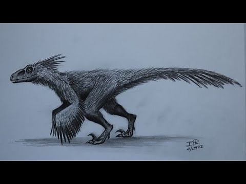 How to Draw PYRORAPTOR from Jurassic World Dominion