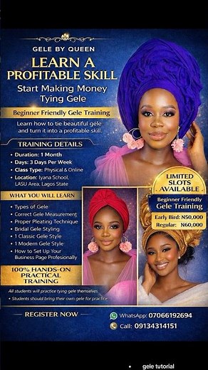 I almost rejected the skill that is now bringing me income. #geletraining ##geletutorial