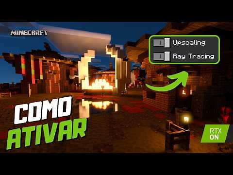 Como ATIVAR O RTX RAY-TRACING em QUALQUER MUNDO NO SEU MINECRAFT!