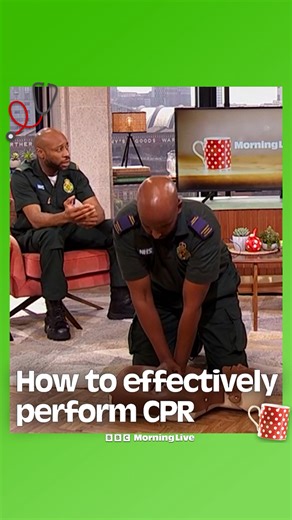 9.3K views · 130 reactions |  Could you help save a life? Paramedics from BBC’s Ambulance show us how to do CPR. It’s quick. It’s simple. It could be the difference between life and death. For more like this, join us weekday mornings at 9:30 on BBC One! | BBC Morning Live | Facebook