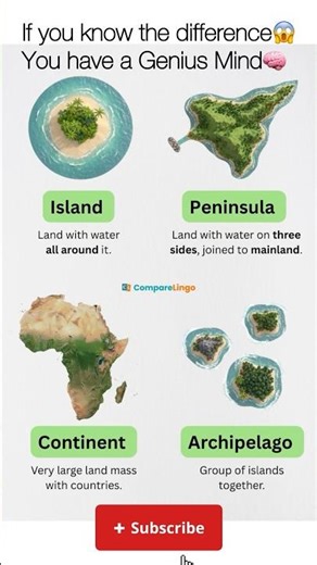 4 Geography Terms Everyone Confuses 🌍 #youtubeshorts #knowledge #geography