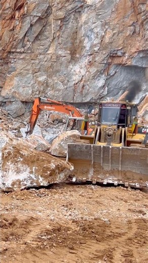 Giant Marble Block Lifted in the Mountains #Shorts