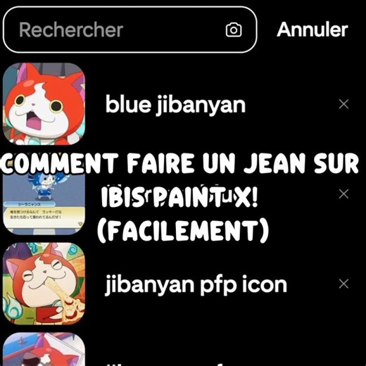 Comment faire un jean sur Ibis Paint X!