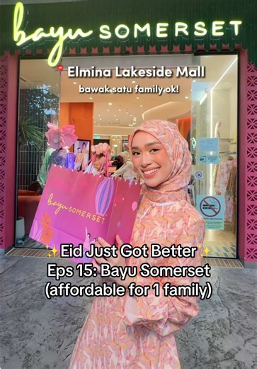 Baju Raya Murah untuk Keluarga di Bayu Somerset