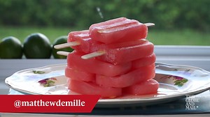 Chef Matt DeMille shows you how to quickly make these Campari and grapefruit popsicles, perfect for a sunny afternoon. | The Globe and Mail
