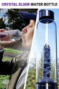 317K views · 836 reactions | Sip a magical elixir from reusable water bottles with gemstone crystals sparkling at their core  peace.mindfulsouls.com/ElixirBottle Revitalize water & drink high-vibe H20 on the go Find all styles here  peace.mindfulsouls.com/ElixirBottle | Mindful Souls | Facebook