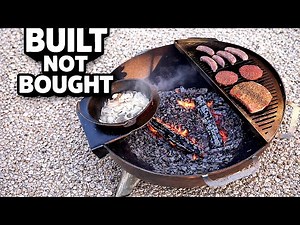DIY Fire Pit With Custom Cooking Accessories