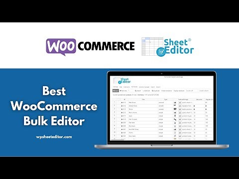 How to Bulk Edit WooCommerce Products in a Spreadsheet | Bulk edit variations easily