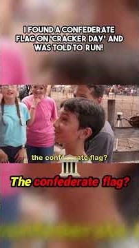 I found a Confederate Flag on 'Cracker Day' and was told to run!