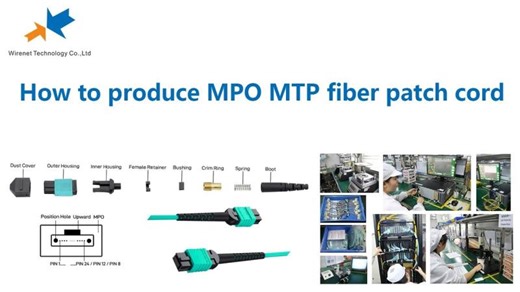 How to produce MPO MTP Fiber Optic Patch Cord | Hua Li