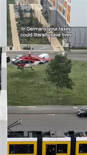 This helicopter is part of Germany’s air ambulance system #shorts #germany