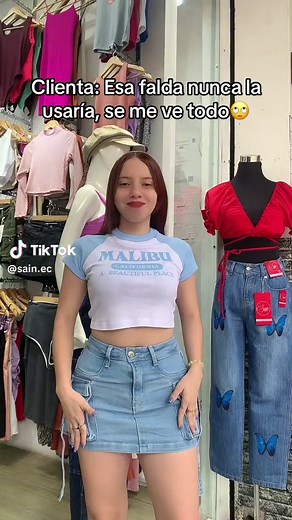 Ideas de outfits con falda cargo y short interno