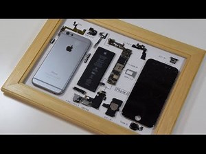 【拆解】iPhone 6 & 做一个酷炫的拆解模型！！搭载iOS 8操作系统，Touch ID指纹识别系统也开放给第三方支付软件，并支持NFC功能；A8处理器。
