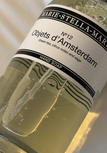 The No.12 Objets d’Amsterdam Hand Soap - a favourite of many, also refillable at home with our refill pouch #MarieStellaMaris #Refill #HandSoap #Inspiration #Interior