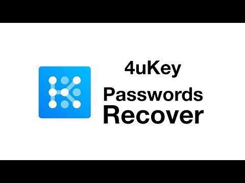 How To Recover Passwords From Apple ID, iCloud, Apps and Websites by 4uKey