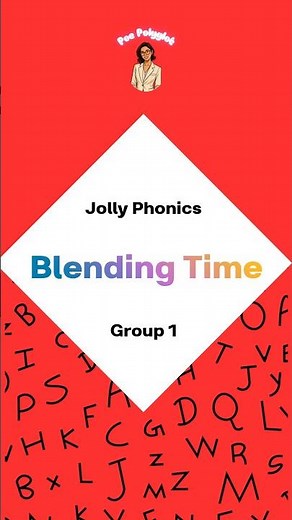 Jolly phonics Blending time Group 1 #learningisfun #phonicsforkids #jollyphonics