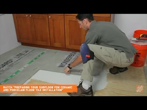 How to Install a Tile Floor