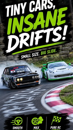 2 RC Cars, 1 Track… INSANE Drift Battle! 🔥