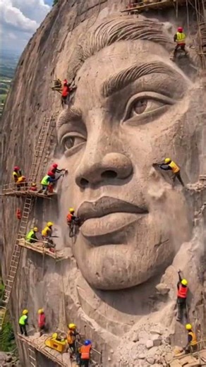 A Giant Human Face Hidden in Zuma Rock… Did You Notice It?” 😱 #zuma #ytshorts #yt