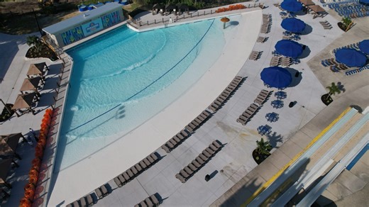 New Paradise Cove wave pool at Sun Splash Waterpark in Cape Coral