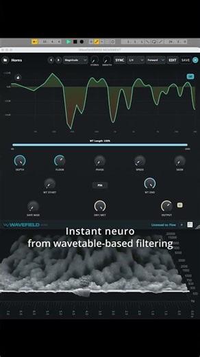 Wavefield - Flat Bass to Neuro Bass with Wavetable Filtering #sounddesign #vst #wavefield #neurobass
